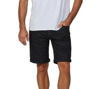 riverso Jeans Shorts Herren Stretch Kurz Regular Fit RIVUdo Kurze Hosen Bermuda Shorts Sommer Denim Einfarbig, Größe:W 38, Farbe:Black Denim Stretch (B122)