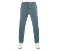 riverso Jogginghose Herren Baumwolle lang Regular Fit RIVGuido Sporthose Trainingshose Freizeithose Rot M, Größe:M, Farbe:Turbid Blue