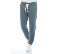 riverso Jogginghose Herren Baumwolle lang RIVLino Regular Fit Sweatpants Trainingshose Freizeithose Sporthose, Größe:3XL, Farbe:Turbid Blue