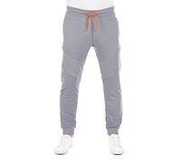 riverso Jogginghose Herren Baumwolle lang RIVVeit Regular Fit Sweathose Trainingshose Biker Jogger Sporthose Freizeithose, Größe:3XL, Farbe:Ash Grey