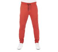 riverso Jogginghose Herren Baumwolle lang RIVVito Sweatpants Trainingshose Freizeithose Sporthose Jogger Biker, Größe:XXL, Farbe:Rusty Ochre Red