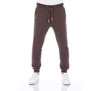 riverso Jogginghose Herren lang RIVSven Slim Fit Trainingshose Sporthose Trainingshose Freizeithose, Größe:3XL, Farbe:Dark Brown (21400)