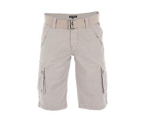 riverso Kurze Hosen Herren Cargo Shorts mit Gürtel Regular Fit RIVAnton | Cargoshorts Sommer 100% Baumwolle Blau Beige Schwarz Grau Grün 30 31 32 33 34 36 38 40 42 44 46