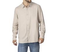 riverso Leinenhemd Hemd Herren RIVFabio Regular Fit Langarm Freizeithemd Sommerhemd Herrenhemd Leinen Oberteile Einfarbig, Größe:XL, Farbe:Light Sand
