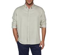 riverso Leinenhemd Herren Langarm Regular Fit RIVFabrizio Hemd Freizeithemd Sommerhemd Herrenhemd Einfarbig, Größe:XL, Farbe:Light Sand