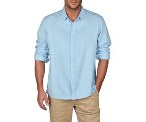 riverso Leinenhemd Herren Langarm Regular Fit RIVFabrizio Hemd | Freizeithemd Sommerhemd Herrenhemd Einfarbig Weiß Navy Beige Blau Grün S M L XL XXL 3XL 4XL 5XL