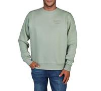 riverso Pullover Herren mit Druck RIVJamie Regular Fit Sweatshirt Rundhals Langarm, Größe:S, Farbe:Mineral Green-Taupe
