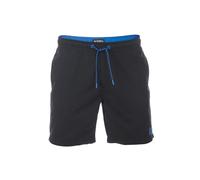 riverso Badehose Herren lang Badeshorts RIVDavid Regular Fit Schwimmhose Elastischer Bund Schwarz XXL (XXL, Black Blue)