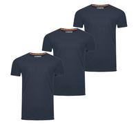 riverso RIVLenny O-Neck 3er Pack 4XL Navy (809053) Blau 4XL