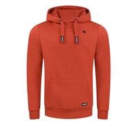 riverso Hoodie Herren Regular Fit RIVLinus Kapuzenpullover Pullover Sweatshirt Streetwear Rot 3XL, Größe:3XL, Farbe:Rusty Ochre Red (15401)