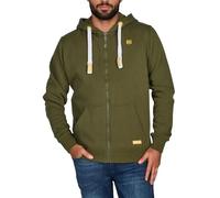 riverso Sweatjacke Herren mit Kapuze Reißverschluss Regular Fit RIVNoah Kapuzenjacke Hoodie Kapuzenpullover Grün 3XL, Größe:3XL, Farbe:Ivy Green (12400)