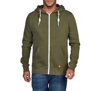 riverso Sweatjacke Herren mit Kapuze Reißverschluss Regular Fit RIVThilo Kapuzenjacke Grün XL, Größe:XL, Farbe:Ivy Green