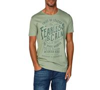 riverso Tshirt Herren Baumwolle Regular Fit RIVLeon Rundhals Kurzarm Sommer Tee Shirt Print, Größe:3XL, Farbe:HellGrün (HJD)