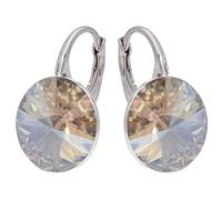 Rivoli Ohrringe Österreichische Zirkonia 925 Silber - Schmuck für Frauen und Mädchen - Hängeohrringe Ideal für Geschenke für Frauen (Moonlight)