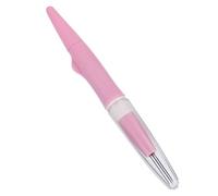 RIZGHWOY Filzstift, Filznadelwerkzeug, Filznadelstift, Griff Im Stiftstil, Tragbares Stanzwerkzeug mit 3 Edelstahlnadeln für die Herstellung von Wollfilz Zum Selbermachen (PINK)