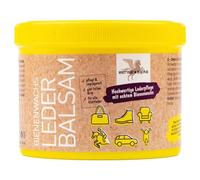 RL24 Bense & Eicke - Bienenwachs Leder-Balsam | Lederfett für alle Glattleder | Lederpflege für Auto, Schuhe, Taschen & Pferde-Zubehör | Lederwachs pflegt & imprägniert | 1 x 500 ml Dose
