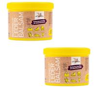 RL24 Bense & Eicke - Bienenwachs Leder-Balsam | Lederfett für alle Glattleder | Lederpflege für Auto, Schuhe, Taschen & Pferde-Zubehör | Lederwachs pflegt & imprägniert | 2 x 500 ml Dose (2er Set)