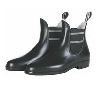 RL24 - Winter Jodhpurgummistiefel Style Lurex von HKM | Wintergummistiefel für Damen, Herren & Kinder | mit Teddyfutter & Elastikeinsatz | wasserdichte Regenstiefeletten in Schwarz | Größe 40