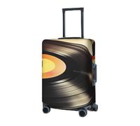 RLDOBOFE Reisegepäckhülle für Koffer, elastischer Kofferschutz, Vinyl-Schallplatten, Kofferabdeckungen, waschbare Koffer-Schutzhülle, staubdichte Gepäckabdeckungen, passend für 45,7 - 81,3 cm Gepäck