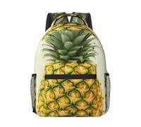 RLDOBOFE Rucksack für Damen und Herren, leicht, lässig, Reisen, Tagesrucksack, Traumfänger, Laptop-Rucksack, niedliche Arbeitstasche, Frische Ananas, EinheitsgröÃŸe