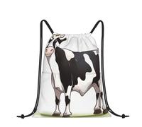 RLDOBOFE Rucksack mit Kordelzug, Turnbeutel, Kordelzugbeutel, Eisbär, Kordelzugbeutel für Reisen, Milchkuh, EinheitsgröÃŸe