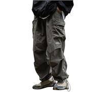 RLEHJN Herren Hose Cargo Jogging Pants, Lässige Cargo-Hose Weit Gym Sporthosen Winter Track Pants Arbeitshose Männer Tactical Hose Atmungsaktiv Outdoor Funktionshose Militär Hose Für Männer