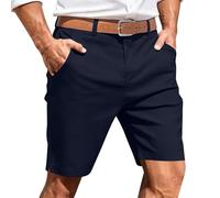 RLEHJN Kurze Hosen Herren Sommer,Elastischer Gürtel Cargo Shorts Bermuda Shorts Leichte Sommerhosen Arbeitshosen Männer Kurz Golfhose Arbeitsshorts Casual Kurzhosen Atmungsaktive Freizeithose