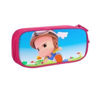 RLHRJEFZ Cleo und Cuquin Federmäppchen mit Reißverschluss, Stifttasche, große Kapazität, Stiftebox, Aufbewahrungstasche, Make-up-Bürotasche, Schulschreibwaren für Jungen und Mädchen