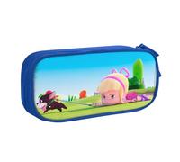 RLHRJEFZ Cleo und Cuquin Federmäppchen mit Reißverschluss, Stifttasche, große Kapazität, Stiftebox, Aufbewahrungstasche, Make-up-Bürotasche, Schulschreibwaren für Jungen und Mädchen