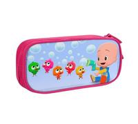 RLHRJEFZ Cleo und Cuquin Federmäppchen mit Reißverschluss, Stifttasche, große Kapazität, Stiftebox, Aufbewahrungstasche, Make-up-Bürotasche, Schulschreibwaren für Jungen und Mädchen