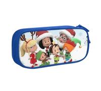 RLHRJEFZ Cleo und Cuquin Federmäppchen mit Reißverschluss, Stifttasche, große Kapazität, Stiftebox, Aufbewahrungstasche, Make-up-Bürotasche, Schulschreibwaren für Jungen und Mädchen