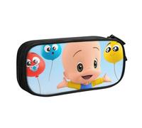 RLHRJEFZ Cleo und Cuquin Federmäppchen mit Reißverschluss, Stifttasche, große Kapazität, Stiftebox, Aufbewahrungstasche, Make-up-Bürotasche, Schulschreibwaren für Jungen und Mädchen