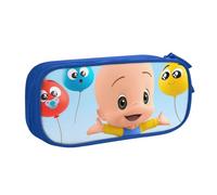 RLHRJEFZ Cleo und Cuquin Federmäppchen mit Reißverschluss, Stifttasche, große Kapazität, Stiftebox, Aufbewahrungstasche, Make-up-Bürotasche, Schulschreibwaren für Jungen und Mädchen