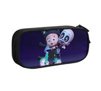 RLHRJEFZ Cleo und Cuquin Federmäppchen mit Reißverschluss, Stifttasche, große Kapazität, Stiftebox, Aufbewahrungstasche, Make-up-Bürotasche, Schulschreibwaren für Jungen und Mädchen