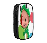 RLHRJEFZ Cleo und Cuquin Federmäppchen mit Reißverschluss, Stifttasche, große Kapazität, Stiftebox, Aufbewahrungstasche, Make-up-Bürotasche, Schulschreibwaren für Jungen und Mädchen