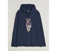 RLX Ralph Lauren Bear Hoodie Refined Navy Blau XL