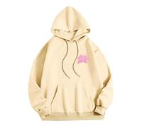 RMBLYfeiye Anime Hoodie Sweatshirt Jacke Damen Teenager Mädchen Pulli Oversize Schmetterling Hoody Pullunder