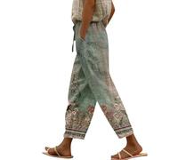 RMBLYfeiye Blitz Chino Damen Hose Capri Jeans Leggings High Waist Boho Rock Hosenanzüge Für Baggy Hosen