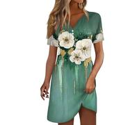 RMBLYfeiye Damen Kleider Für Hochzeitsgäste Rockabilly Damenkleider Festlich Festliche Ältere Kleid Boho