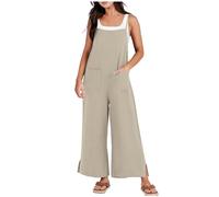 RMBLYfeiye Hosenanzug Damen Festlich Festliche Kleidung Jumpsuit Elegant Hochzeit Gast Green Cottagecore