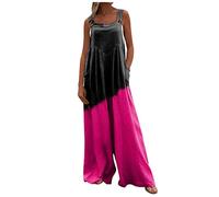 RMBLYfeiye Jumpsuit Damen Jogginganzug Set Eleganter Festlich Latzhose Cord Overall Elegant Hosenkleid