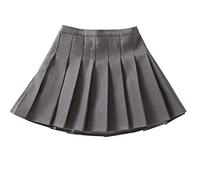 RMBLYfeiye Kinder Mädchen A-line Basic Solid Mini Skater Rock,Einfarbig Leicht Glocken Röcke Informell Dehnbaren Faltenrock Hohe Taille Minirock Schulmädchen Gefaltete Skater Rock