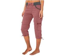 RMBLYfeiye Leggings Damen Jeans Stretch Cargo Hosen Elastische Taille 3/4 Hose High Waist Einfarbiges Dreiviertel Swat Pants