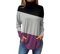 RMBLYfeiye Meine Bestellung Anzeigen Bluse Damen T Shirts Damen Batik Shirt Damen Rundhals Long Sleeve Oversized Sweatshirt Blumen Bedruckt Oberteile Basic Pulli Casual Longshirt Leichte Longshirt XL