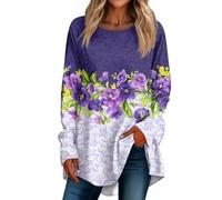 RMBLYfeiye Meine Bestellungen Partner Pullover Bundeswehr T-Shirt Weisses T Shirt Damen Pullover Damen Weiß Pullover Damen Sweatshirt Briefe Drucken Damen Langarmshirt XL