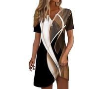 RMBLYfeiye Temu Shop Kleidung Damen Kleider Elegant Spitzenkleid Mittelalter Kleid Mit Spitze Abendkleid Festlich Midikleid Wickelkleid