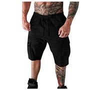 RMBLYfeiye Training Shorts Herren Surf Kurze Hosen Sommer Jeans Herrenmode Latex Männer