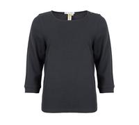 ROADSIGN australia Damen Langarmshirt Longsleeve mit Struktur-Design & feinem Detailspiel
