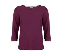 ROADSIGN australia Damen Langarmshirt Longsleeve mit Struktur-Design & feinem Detailspiel