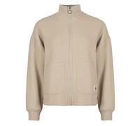 ROADSIGN australia Damen Sweatjacke mit wellenartiger Struktur für Moderne Casual-Outfits beige, L